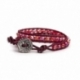 Bracciale donna cristalli rosso boreale