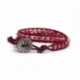 Bracciale donna cristalli rosso boreale