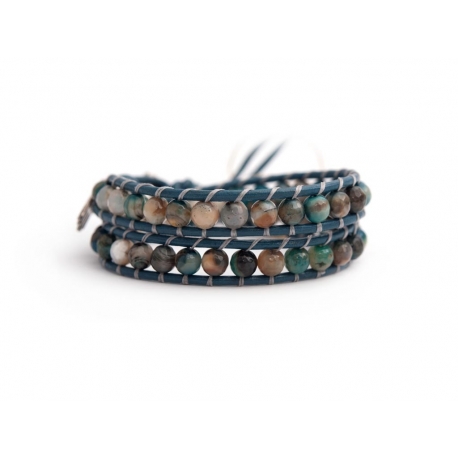 Bracciale donna mix blu jeans