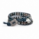 Bracciale donna mix blu jeans