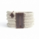 Sand Silk Rope Bracelet For Woman With Swarovski Strass