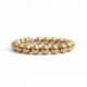 Gold Hematite Bead Bracelet For Woman