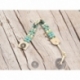 Blue Sky And White Beads Loom Bracelets For Woman