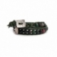 Green Wrap Bracelet For Woman - Precious Stones Onto Pink Leather