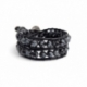 Bracciale donna enigma nero