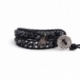 Bracciale donna enigma nero