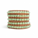 Bracciale donna cristalli color verde chiaro