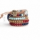 Bracciale donna multicolore rosso blu