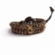 Bracciale donna cristalli oro scuro con charm dorato