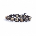 Dalmatian Jasper Tibetan Bracelet For Man