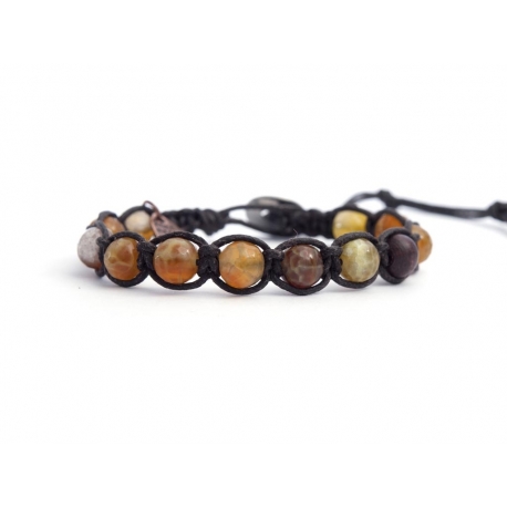 Amber Agate Tibetan Bracelet For Woman