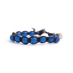 Blue Magnesite Tibetan Bracelet For Woman