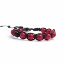 Bracciale tibetano donna agata ciliegia