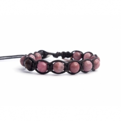 Bracciale tibetano donna rodonite