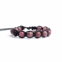 Bracciale tibetano donna rodonite