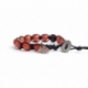 Bracciale tibetano donna giada arancio