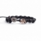 Bracciale tibetano donna onice nero