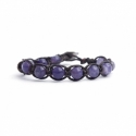 Striped Amethyst Tibetan Bracelet For Man