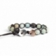 Bracciale tibetano donna amazzonite multicolor