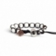 Bracciale tibetano uomo howlite