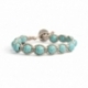 Bracciale tibetano donna turchese