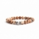 Mens Beaded Bracelet With Picture Jasper Stone