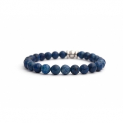 Blue Lapis Lazuli Stone Beads Bracelet For Man