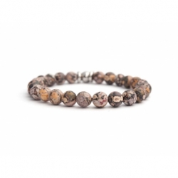 Ghost'S Eye Jasper Stone Beads Bracelet For Man