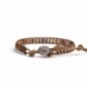 Bracciale uomo dispro picture con bottone acciaio